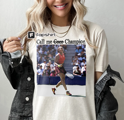 Coco Gauff Us Open 2023 Champion T-shirt, Call Me Coco Shirt, Coco Gauff Vintage, Wimbledon, Call Me Coco Champion Tee Tennis Gift