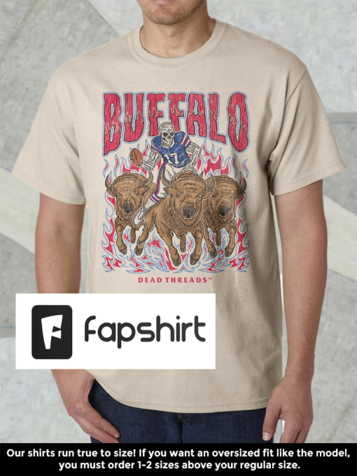 Buffalo Football Skeleton Shirt, Football Shirt, Vintage Bootleg Design, Rap Shirt