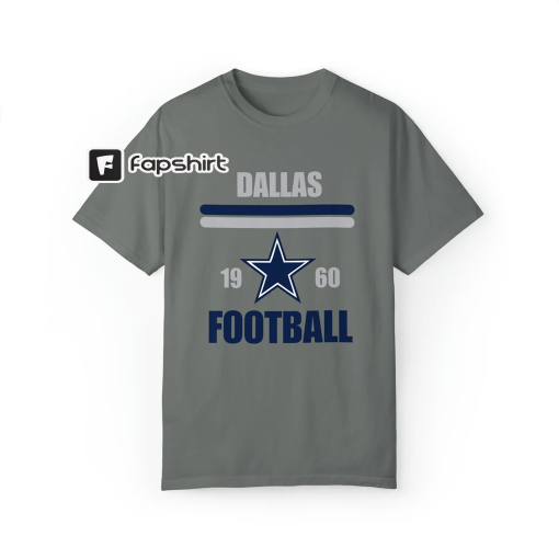 Dallas Cowboys Football Comfort Colors Shirt, Trendy Vintage Retro Style NFL Football T-shirt, Gameday Apparel, Football Season Cowboys tee