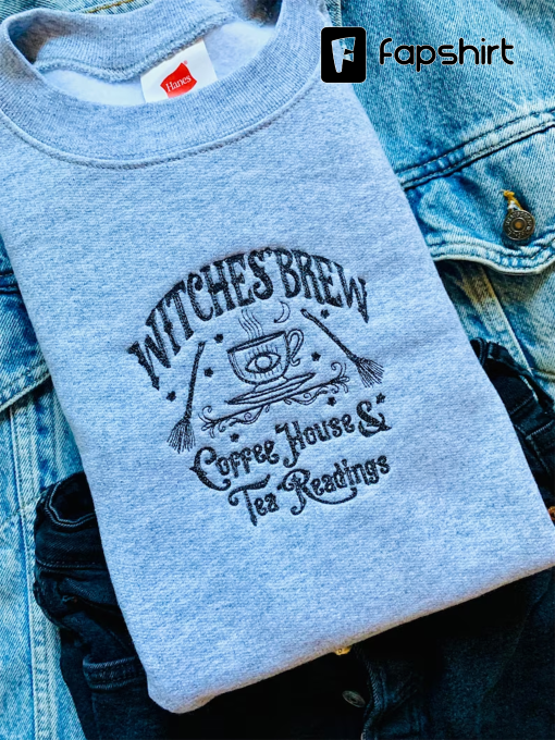 Witches Brew Embroidered Crewneck