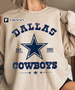 Vintage Dallas Football Shirt, Dallas Football Crewneck,…