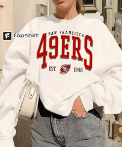 San Francisco Football Sweatshirt, Vintage Style San…