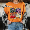 Disney Cars Halloween Sweatshirt, Retro Lightning McQueen Halloween Comfort Colors Shirt, Disney Halloween Shirt, McQueen Shirt,Disney Shirt