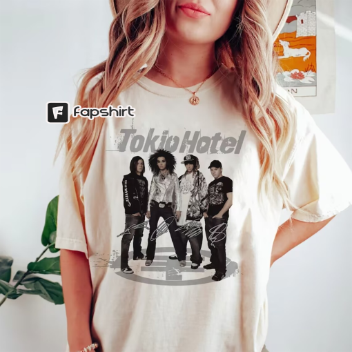 Tokio Hotel Concert 2023 T Shirt, Tokio Hotel Albums Gift for Men Women, Band music world tour 2023 Tokyo Unisex T Shirt