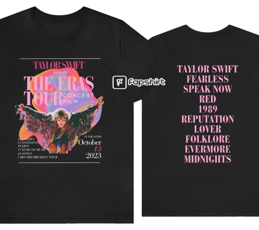 Eras Tour Movie Tee shirt