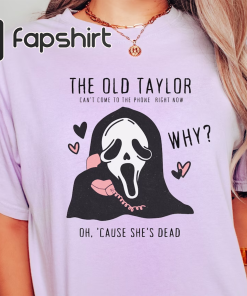 Taylor Halloween Shirt, Scream Shirt, Horror Movie,…