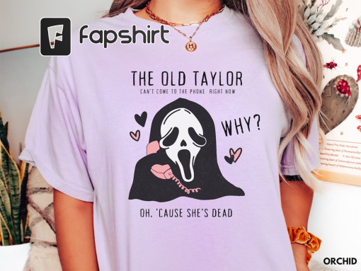 Taylor Halloween Shirt, Scream Shirt, Horror Movie, Taylor Merch, Spooky Taylor, Movie Shirt, What A Ghostly Scene, Long Live