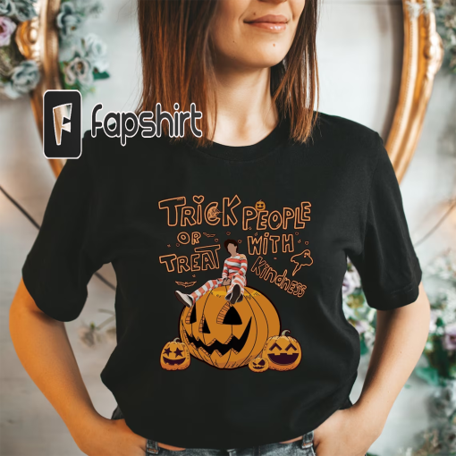 Trick Or Treat People With Kindness Shirt, Harryween T-shirt, HS Shirt, Halloween 2023, Love On Tour, HS Halloween, Halloween Shirt