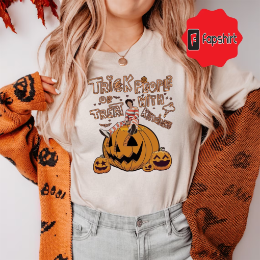 Trick Or Treat People With Kindness Shirt, Harryween T-shirt, HS Shirt, Halloween 2023, Love On Tour, HS Halloween, Halloween Shirt