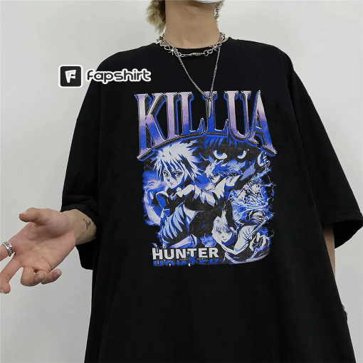 HxH T-Shirt, Y2K, Vintage and retro style, Hunter X Hunter season 6 merchandise, Gift for him, Gift for her, Killua, Anime