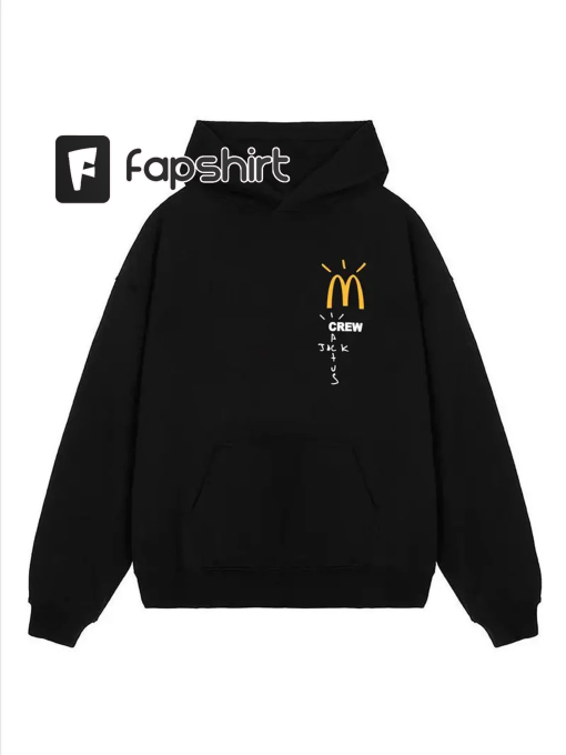 Travis Scott McDonald’s Cactus Jack Hoodie | Travis Scott Sweatshirt | Cactus Jack Sweatshirt | McDonald’s Hoodie | McDonald’s Sweatshirt