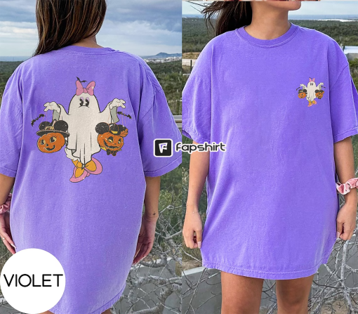 Vintage Mickey Ghost Halloween Comfort Colors Shirt, Mickey Ghost Shirt, Mickey’s Not So Scary Halloween Shirt, Halloween Pumpkins Shirts