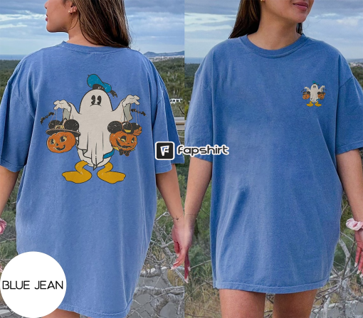 Vintage Mickey Ghost Halloween Comfort Colors Shirt, Mickey Ghost Shirt, Mickey’s Not So Scary Halloween Shirt, Halloween Pumpkins Shirts