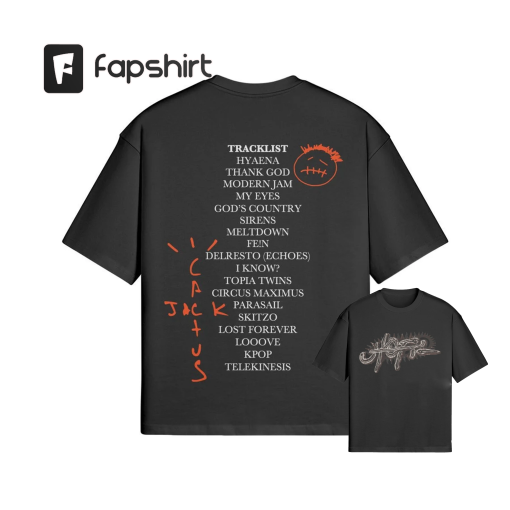 The Travis Scott Utopia Album Cover Merch With Tracklist