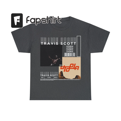 Travis Scott Shirt Album Utopia Viral Unisex Tee Tour Asap Rocky JackBoys Merch Astroworld