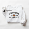 Embroidered Crewneck Sweatshirt Gift Personalized Embroidered Hoodie Sweatshirt Birthday Gift Embroidered Sweatshirt Gift Couple Gift