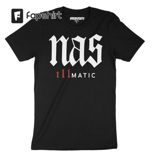 Nas Illmatic Queens Hip Hop Rap Rapper Tee Men T-Shirt