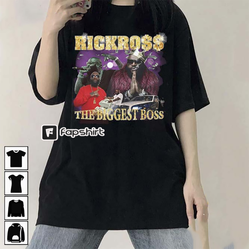 Rick Ross Vintage Inspired The Biggest Boss Graphic Shirt