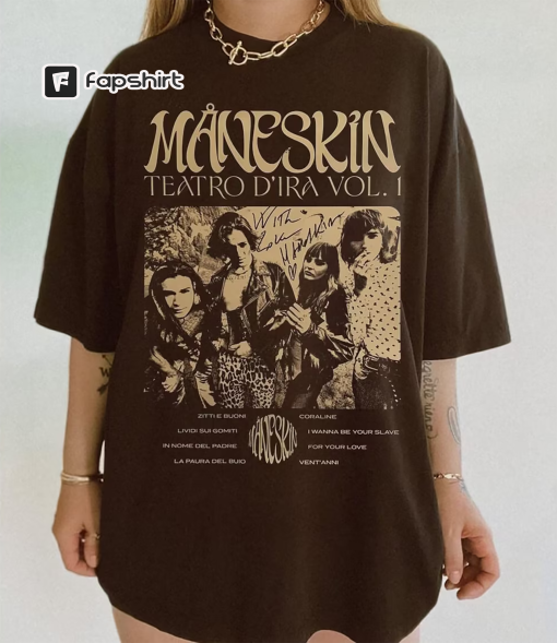 Vintage Maneskin Shirt, Maneskin Rock Band Tee, Maneskin Album Merch, Maneskin Tee, 2023 Maneskin Tour Tshirt Hoodie Sweatshirt Unisex