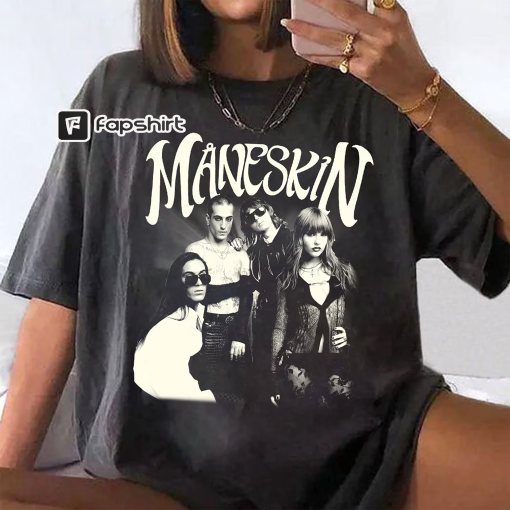 Comfort Color Maneskin T-Shirt, Måneskin Rock Band T-Shirt , Måneskin fans, Måneskin tour 2023 Gift for Men Women Unisex T-Shirt