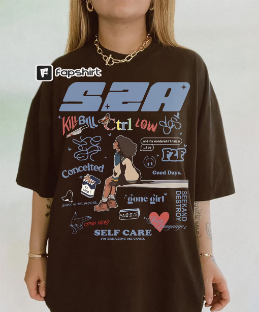 Vintage Sza SOS Shirt, Sza Shirt, Sza Good Days Shirt, SOS Tour 2023 Shirt, Sza Bootleg 90s T-Shirt, Kill Bill Tee, Sza Merch Shirt