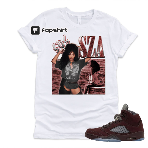 Jordan 5 90s SZA Unisex T-Shirt , Gift For Sneaker T Shirt, gift for friend, couple shirts, Shirt To Match Sneaker