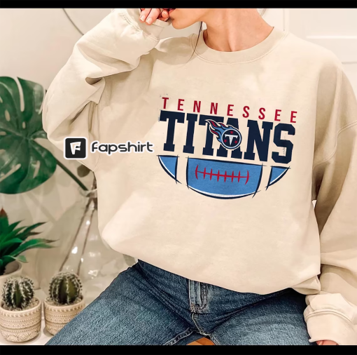 Vintage Tennessee Titan Sweatshirt, Retro Tennessee Football Shirt, Titan Football Hoodie, Nfl Football Shirt, Football Jersey Shirt For Fan