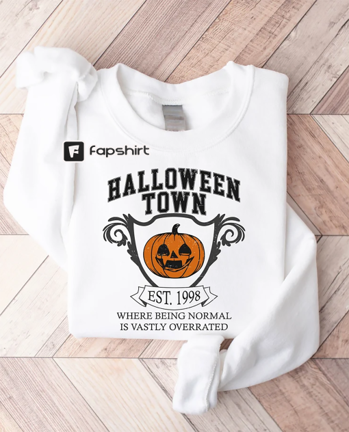 Halloweentown Est 1998 Sweatshirt, Halloweentown University, Retro Halloweentown Sweatshirt, Fall Sweatshirt, Vintage Halloween Sweatshirt