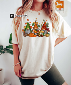 Gnomes Fall Sweatshirt, Cute Gnome Sweater, Fall…