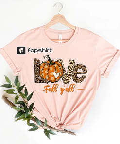 Love Fall Y’All Shirt, Leopard Print Fall…