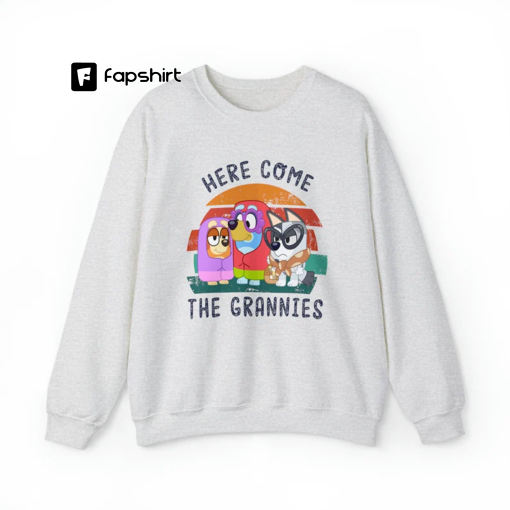 Here Come The Grannies Sweatshirt, Bluey Sweater, Bluey and Bingo shirt, Bluey t-shirt, Bluey Shirt, Grandma gift, birthday gift, Christmas