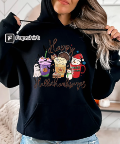 Happy Hellothanksmas Sweatshirt, Happy Hallothanksmas Hoodie, Christmas…