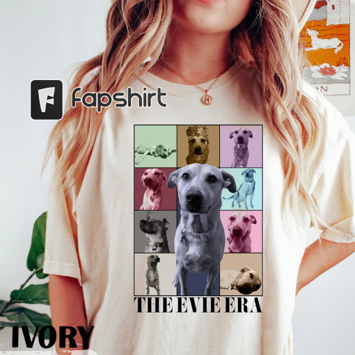 Comfort Colors® Custom Era’s Tour Shirt, Custom Dog Shirt, Custom Pet Portrait Shirt, Dog Photo Shirt, Custom Dog Mom Shirt, Taylors Version