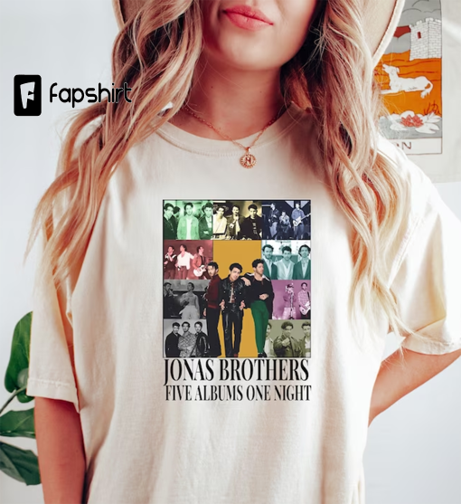 Comfort Colors Jonas Brothers Double Sided Shirt, Jonas Brothers Tour Shirt, Concert 2023 Retro Unisex Gift, Jonas Brothers Cassette Shirt