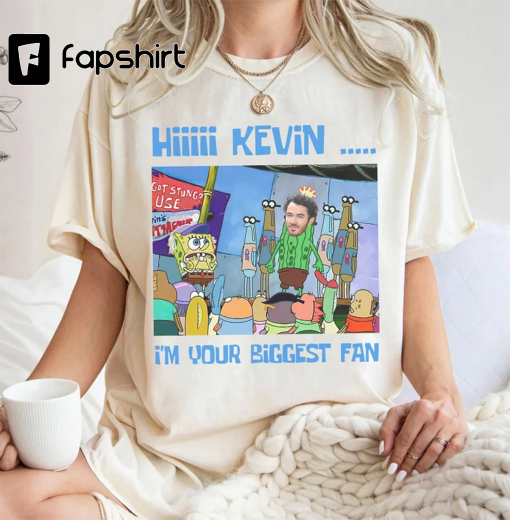 Hiiiii Kevin ….. I’m Your Biggest Fan Shirt, Kevin Jonas Shirt, Jonas Brothers Unisex Tee Shirt, Vintage 90s Kevin Jonas Tshirt