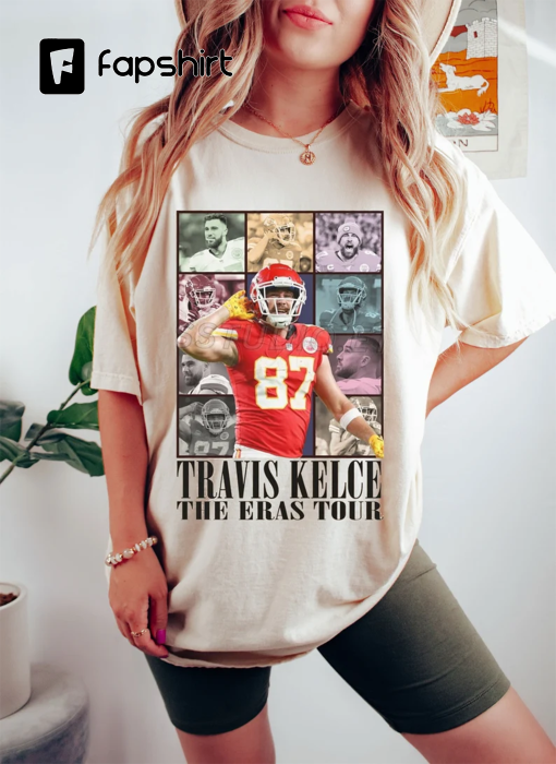 Travis Kelce The Eras Tour Shirt, Vintage Travis Kelce T-Shirt, America Football Sweatshirt, Football Fan Gifts