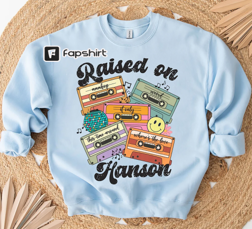 Raised on Hanson Music Shirt 90s 2000s Pop Band Music Shirt, Retro Hanson Band Shirt, Hanson Concert Shirt, Mmmbop Retro Shirt