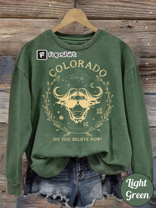 Comfort Colors®Retro Buffalo From Colorado Shirt, Vintage Boulder Game Day Shirt, Do You Believe shirt, American Football Bootleg sweatshirt