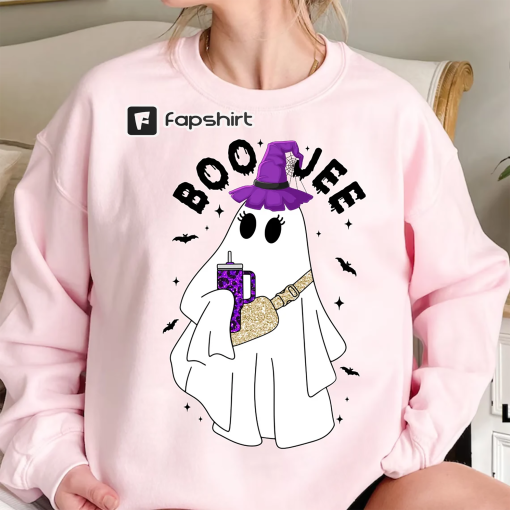 Halloween Ghost Sweatshirt Women Boo Jee Ghost Sweatshirt Boo Jee Shirt Spooky Season Ghost Sweater Spooky Vibes Shirt Halloween Gifts