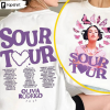 Olivia Rodrigo Sour Tour 2023 Sweatshirt, Vintage Unisex T-shirt Unisex Hoodie