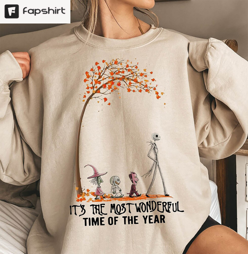 Halloween Shirt, It’s The Most Wonderful Time Of The Year Short Sleeve Crewneck