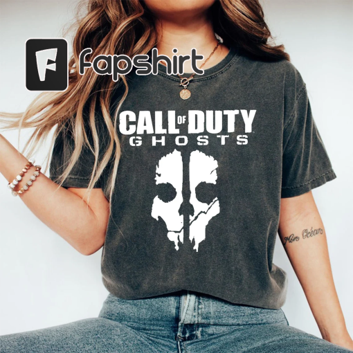 Call Of Duty Ghost Shirt, Warzone Sweatshirt, Call Of Duty Vintage Retro Graphic Tee, Modern Warfare Ghost 90s Vintage Shirt, Video Game Tee