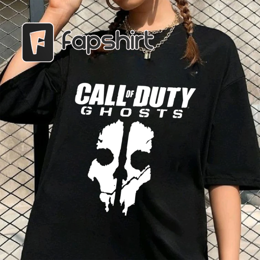 Call Of Duty Ghost Shirt, Warzone Sweatshirt, Call Of Duty Vintage Retro Graphic Tee, Modern Warfare Ghost 90s Vintage Shirt, Video Game Tee