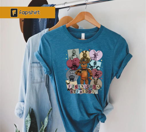 Five Nights At Freddy Eras Style Shirt, Limited Five Nights At Freddy’s Vintage T-Shirt, Five Nights at Freddys T-shirt, Video Game Shirt