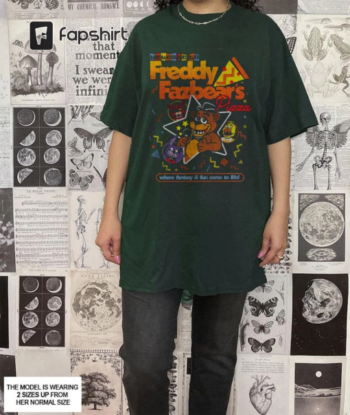 Aesthetic FNAF Freddy’s Radical Retro shirt, FNAF Game sweatshirt, Halloweebn Gift, FNAF Movie Unisex Tee