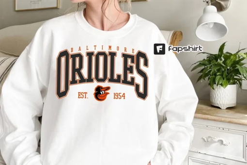 Vintage Baltimore Oriole EST 1901 Sweatshirt, T-Shirt, Hoodie. Oriole Crewneck Sweatshirt, Baltimore Baseball Shirt, Retro Oriole Shirt