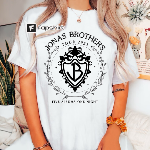 Vintage Jonas Brothers tour shirt, Jonas Tour 2023 bella canvas Shirt, Jonas Retro 90’s music tour shirt, Jonas Brothers logo Graphic Tee