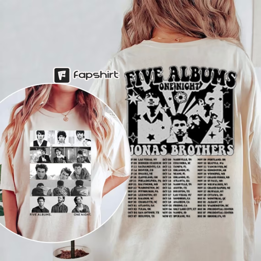 Vintage Jonas Brothers 2 Sides Comfort Color Shirt, Jonas Brothers Tour Shirt, Concert 2023, Jonas Retro 90’s, Jonas Brothers Graphic Shirt