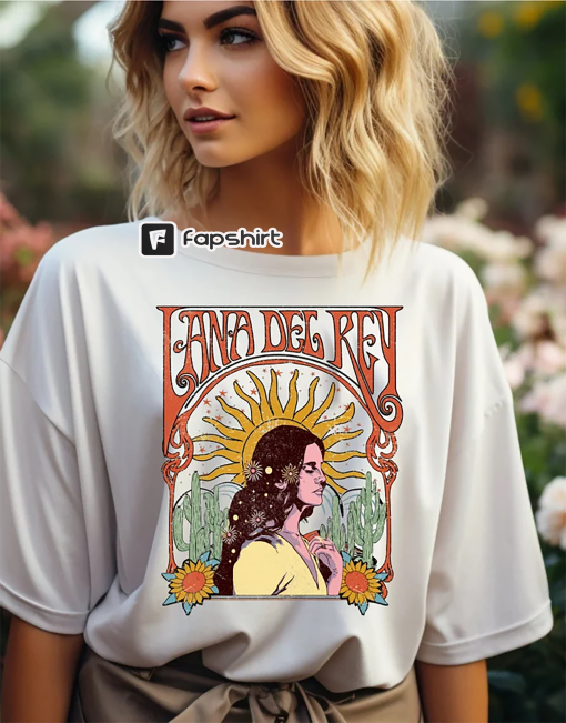 Lana Del Rey Vintage Shirt Sweatshirt, Music Tour 2023 Tee Short Sleeve – Retro Lana Del Rey Unisex Hoodie, Lana Del Rey Tee