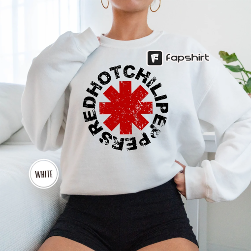 Red Hot Chili Peppers Vintage Sweatshirt , Red Hot Chili Peppers Tour Shirt , RHCP Graphic Unisex T-Shirt